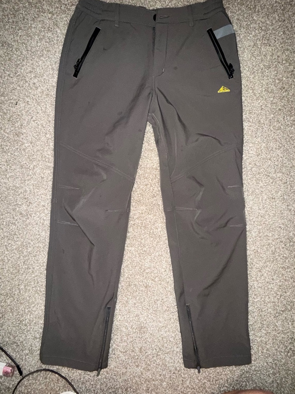 Woman’s Gray Outdoor Softshell Snow Pants - Performance Stretch